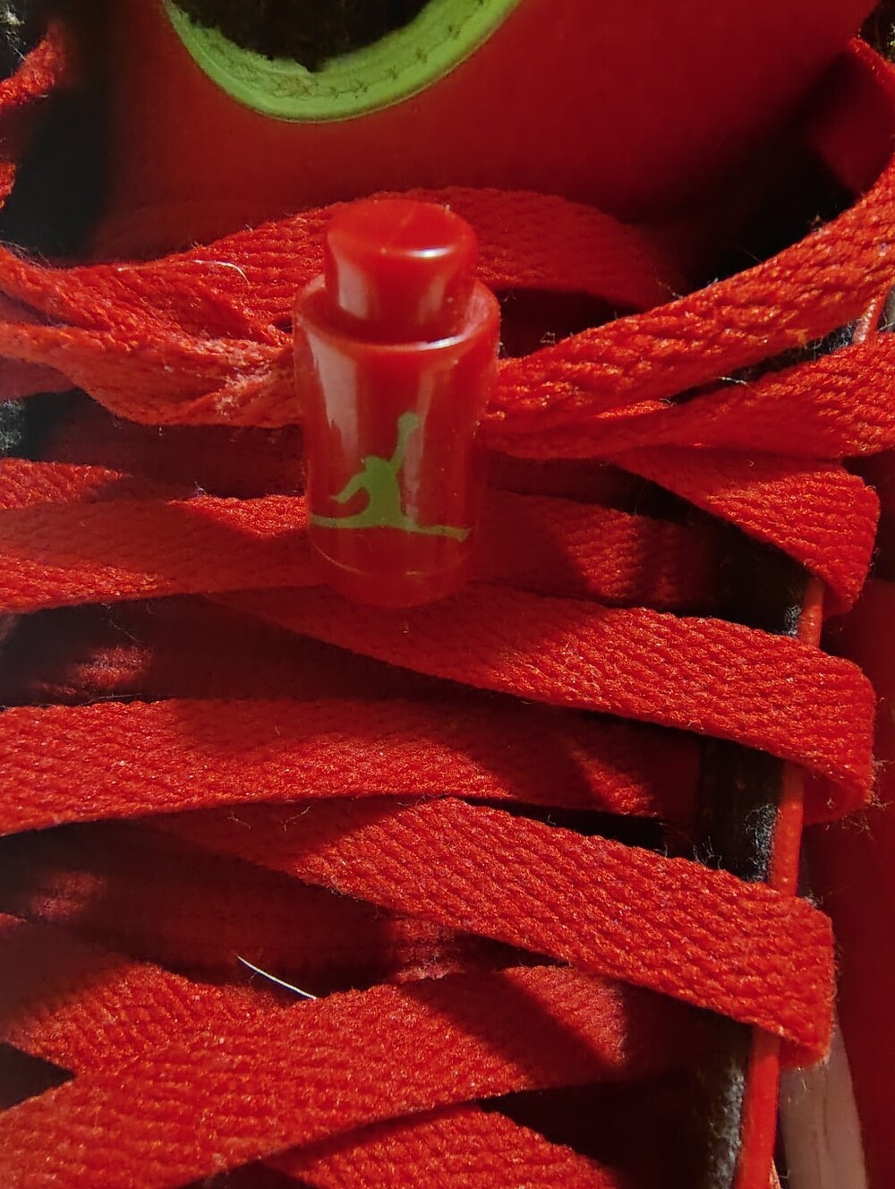 Men's Red High-Top Jordans - Picture 6 of 7